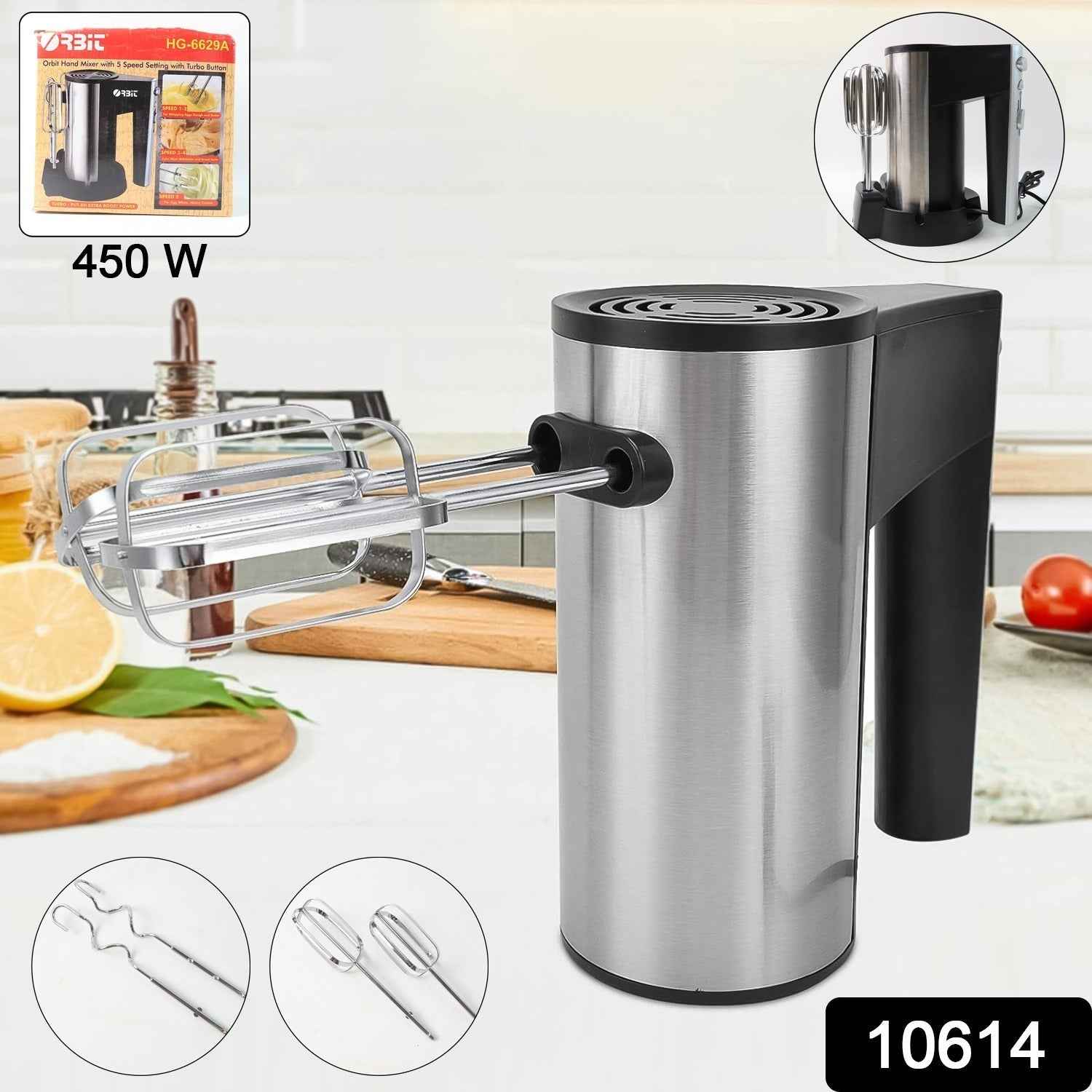 Electric Hand Mixer – 450W Powerful Multipurpose Mixer