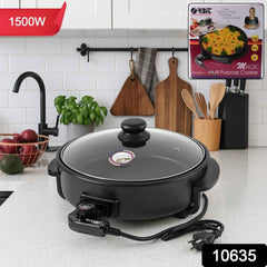 Electric Multi-Purpose Cooker – 1500W Powerful Non-Stick Pan