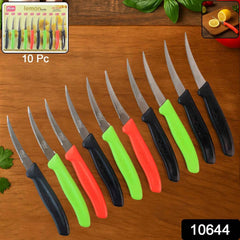 Lemon Knife Set – 10 Pc Stainless Steel Kitchen Cutting Knives