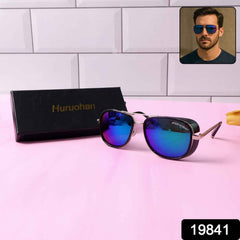 Polarized Aviator Sunglasses – Blue Mirror Lenses with UV Protection