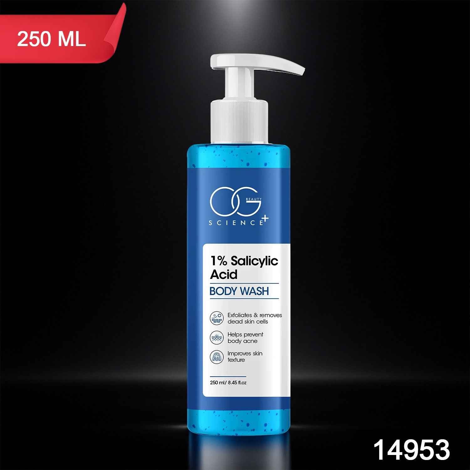 Salicylic Acid Body Wash – 1% Anti-Acne Exfoliating Gel
