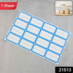 Self-Adhesive Label Stickers – Durable Rectangular Sheets for Organizing