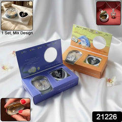 Pearl Necklace Gift Set – Elegant Heart Box & Inspirational Card