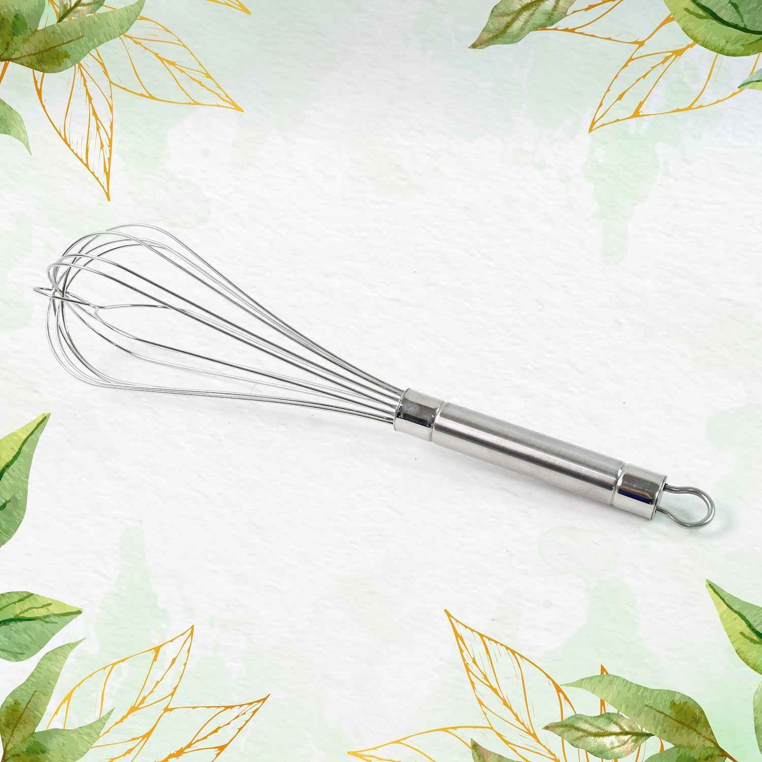 Stainless Steel Hand Whisk – Durable Medium Size with Ergonomic Handle