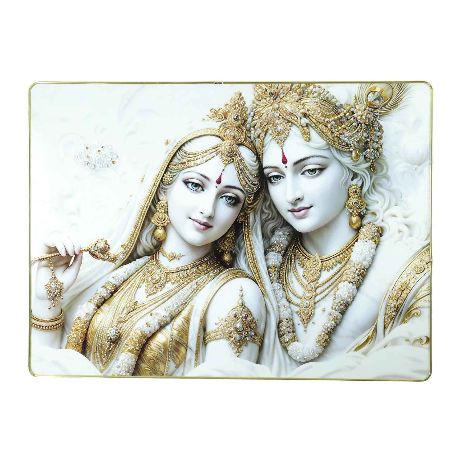 Premium Radha Krishna Wall Art – Elegant Spiritual Home Decor