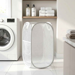 Foldable Mesh Laundry Basket Ð Space-Saving & Breathable Organizer