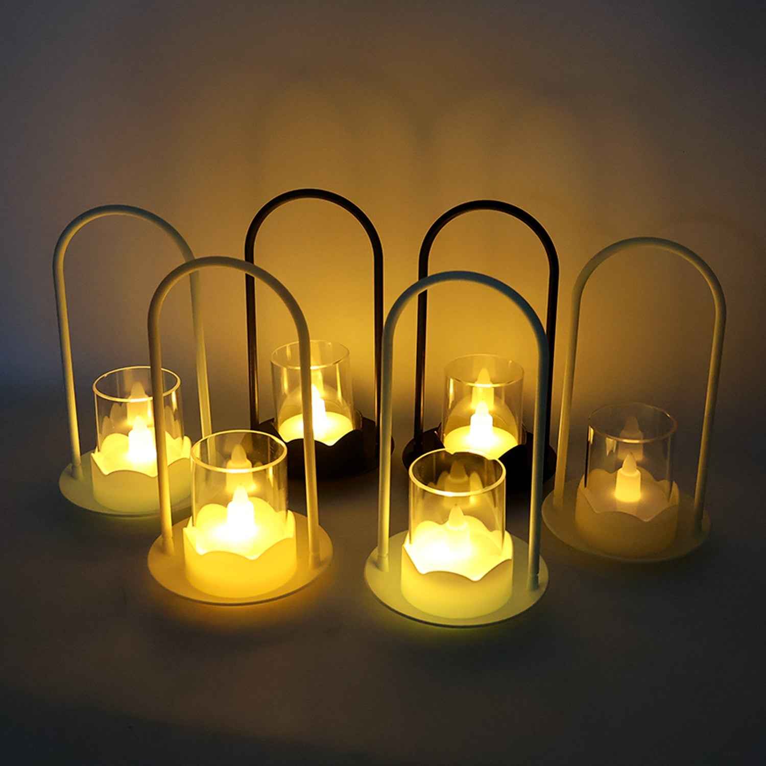 Flameless LED Candles – Elegant Wind Light Style Set of 6