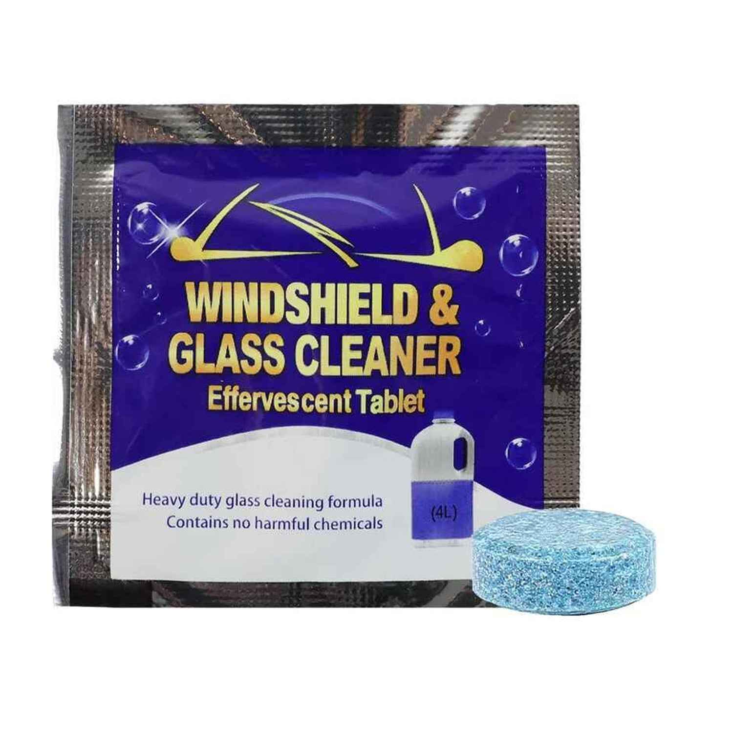 Car Windshield Cleaning Tablet – Effective Streak-Free Glass Cleaning