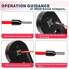 Ferrule Crimping Tool Kit – 1200 Pieces with Ratcheting Plier