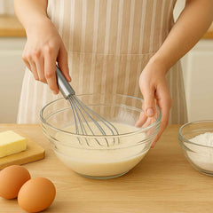 Stainless Steel Balloon Whisk – 20cm Durable Mixing Tool