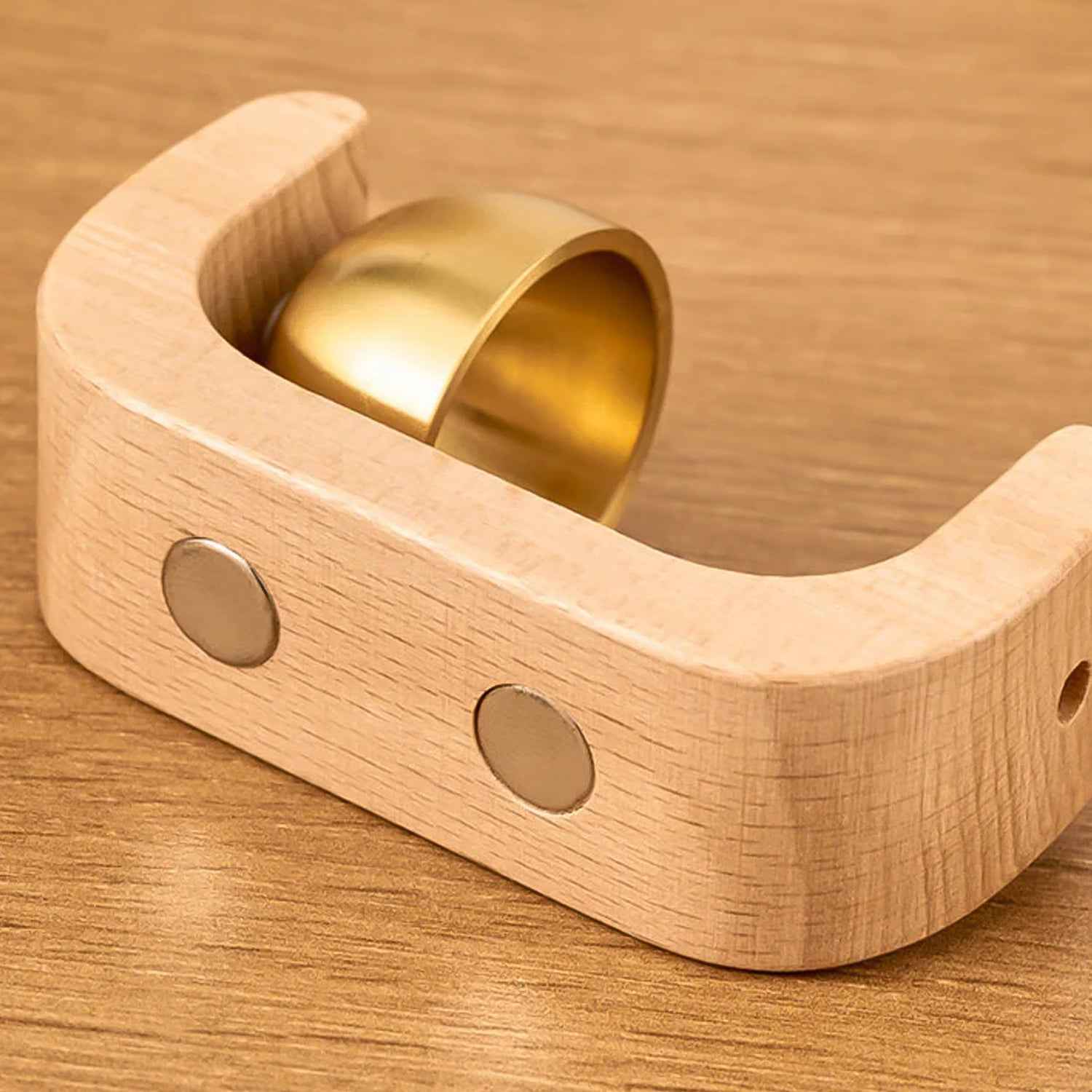 Zen Meditation Bell – Japanese Style Wooden Stand with Brass Chime