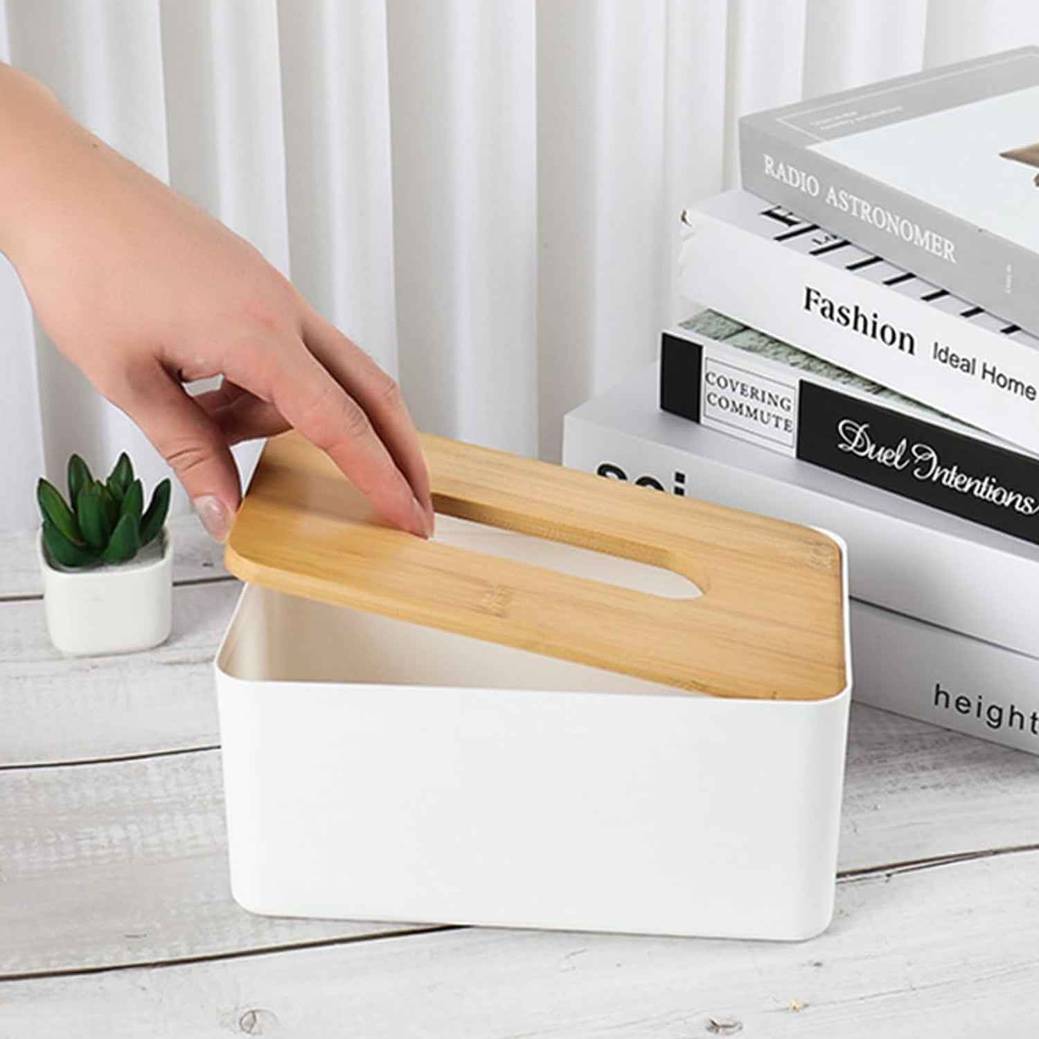 Bamboo Tissue Box – Eco-Friendly Paper Dispenser | Papezo