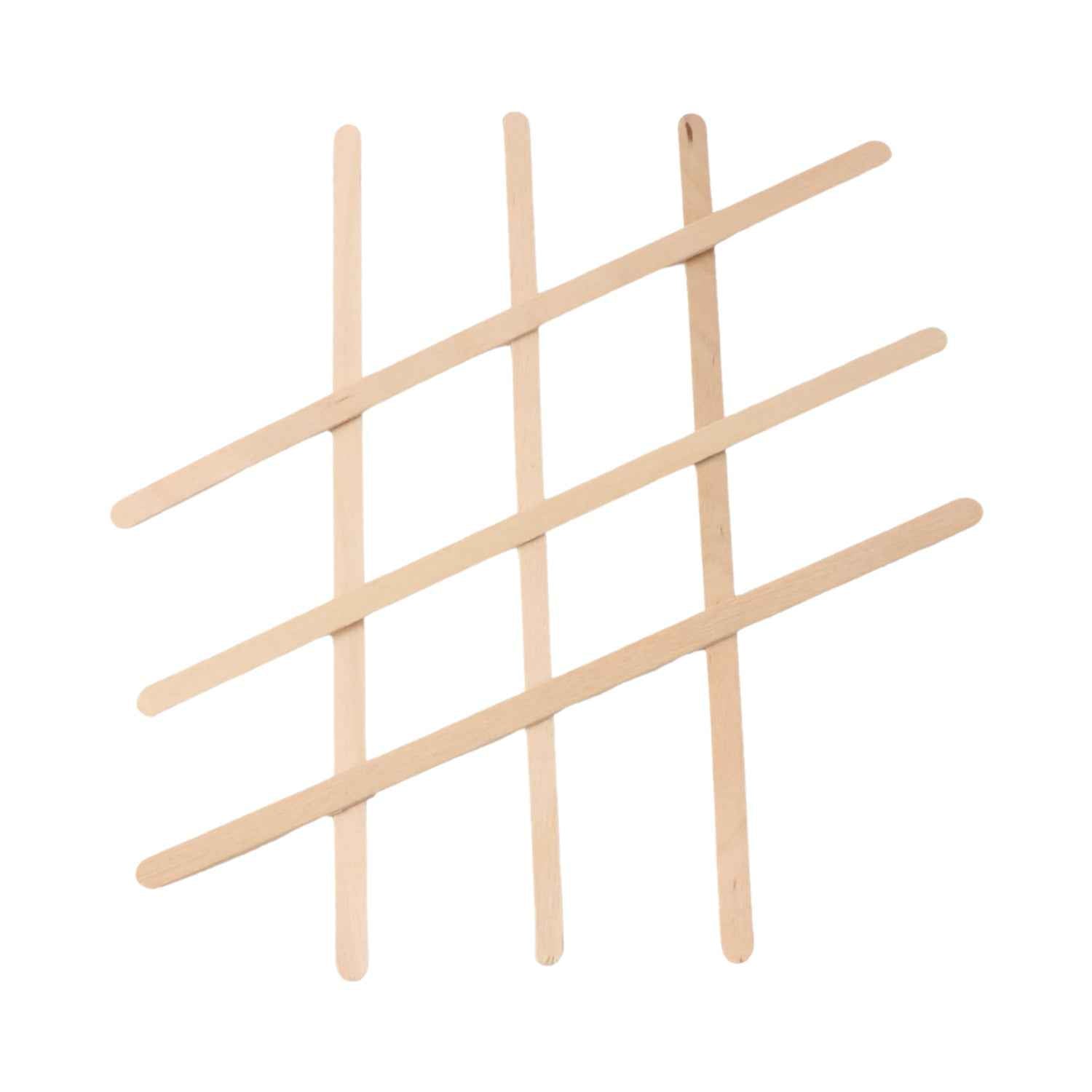 Wooden Coffee Stirrers – Eco-Friendly Smooth Birchwood 30 Pcs