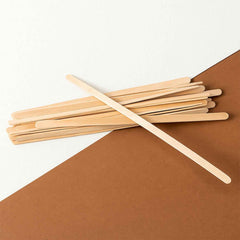 Wooden Coffee Stirrers – Eco-Friendly Smooth Birchwood 30 Pcs