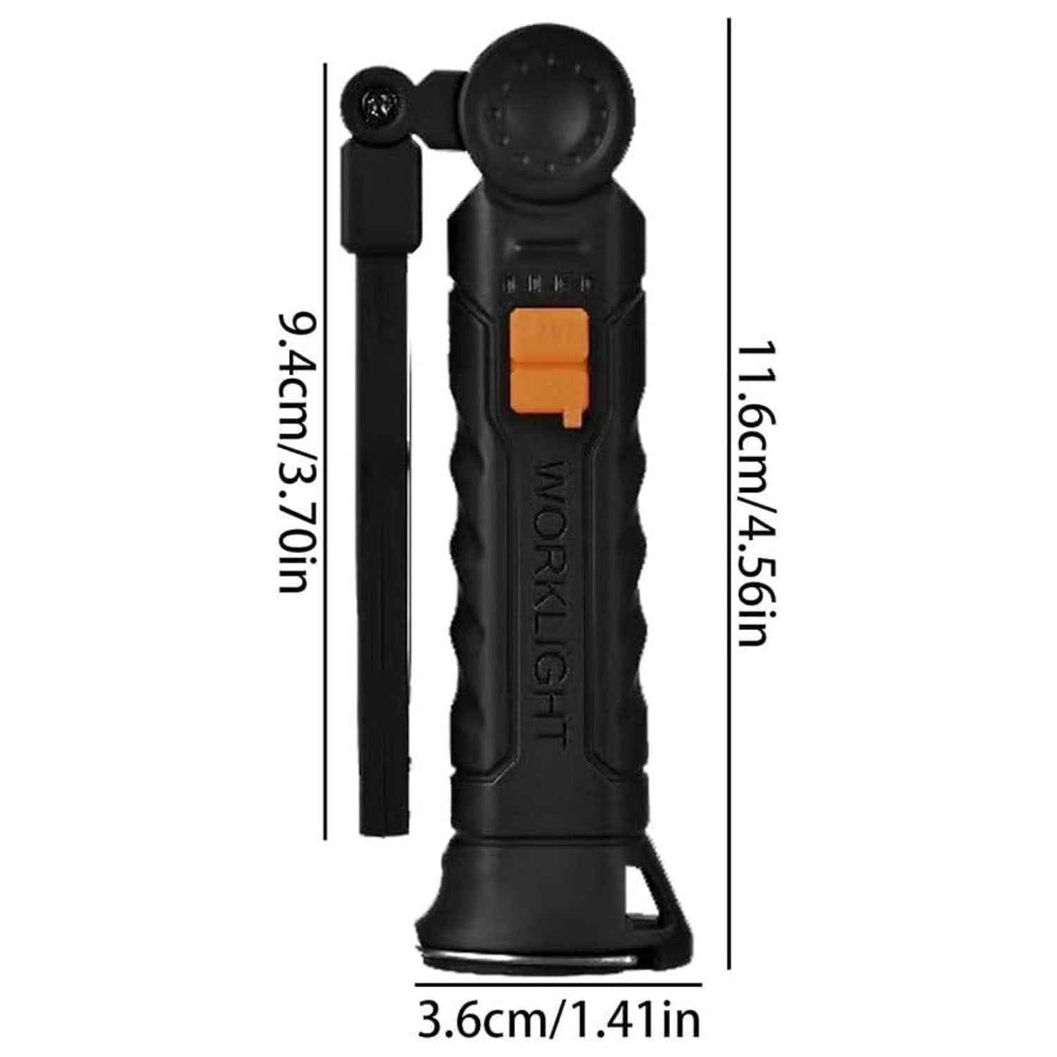 Rechargeable LED Work Light – Compact with Adjustable Arm & Magnetic Base