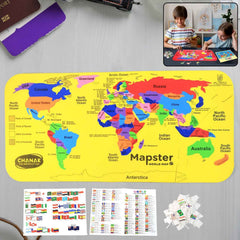World Map Puzzle – Educational EVA Foam Toy for Kids 5+
