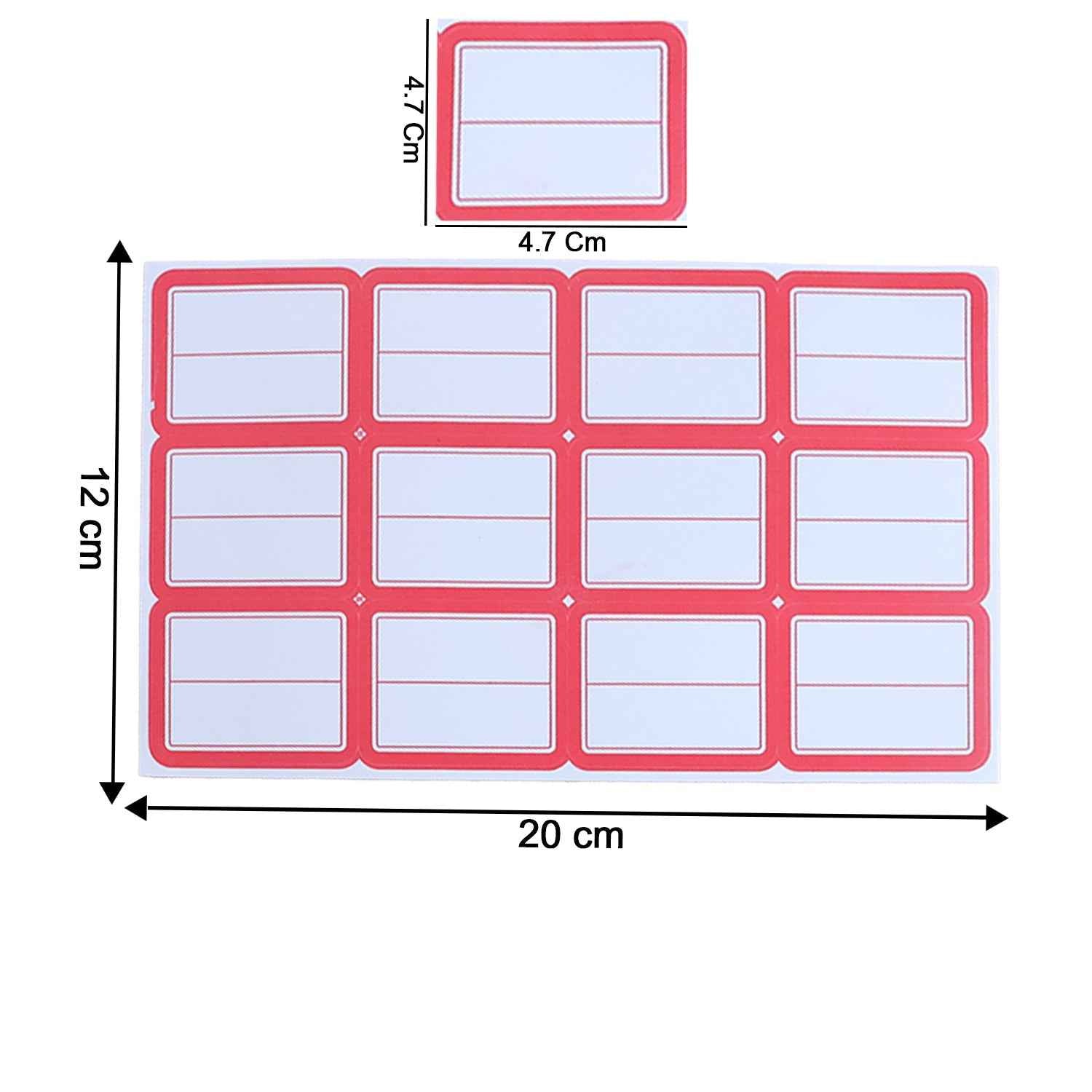 Writable Label Stickers – 50 Sheets Strong Adhesive for Easy Organizing