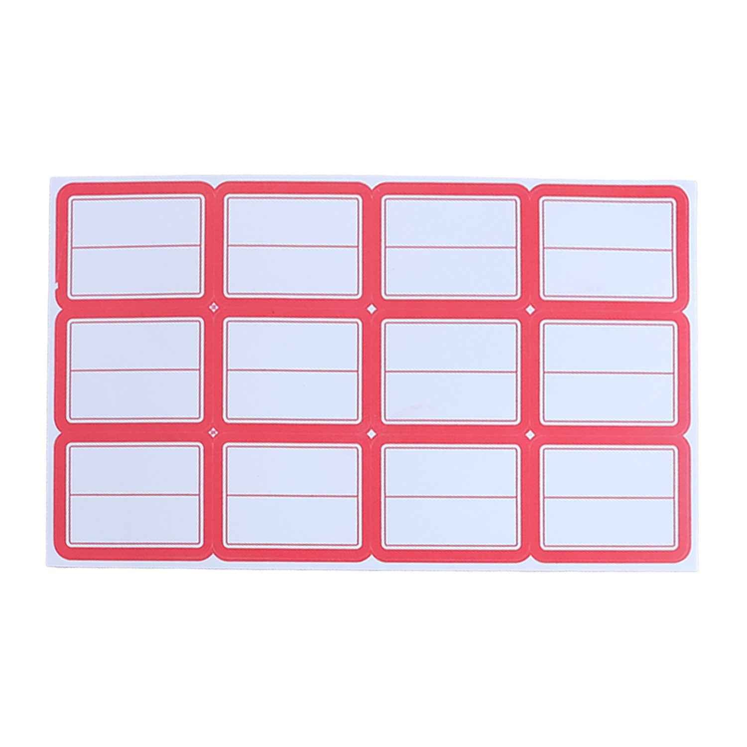 Writable Label Stickers – 50 Sheets Strong Adhesive for Easy Organizing
