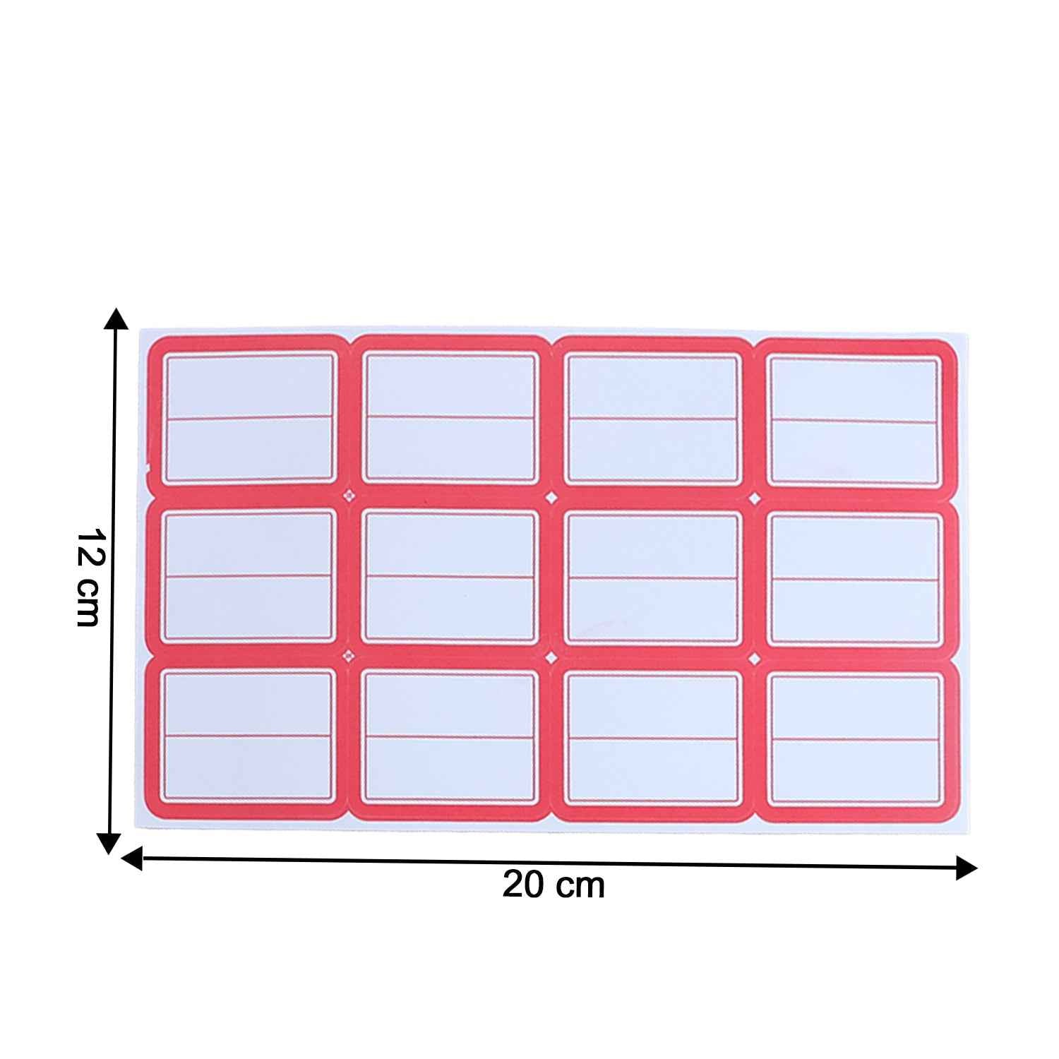 Writable Label Stickers – 5 Sheets for Home & Office Organization