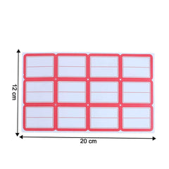 Writable Label Stickers – 5 Sheets for Home & Office Organization