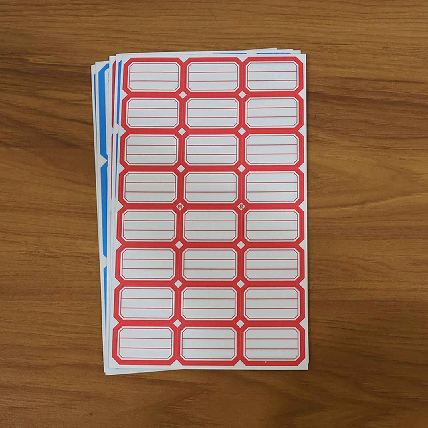 Writable Label Stickers – 5 Sheets for Home & Office Organization