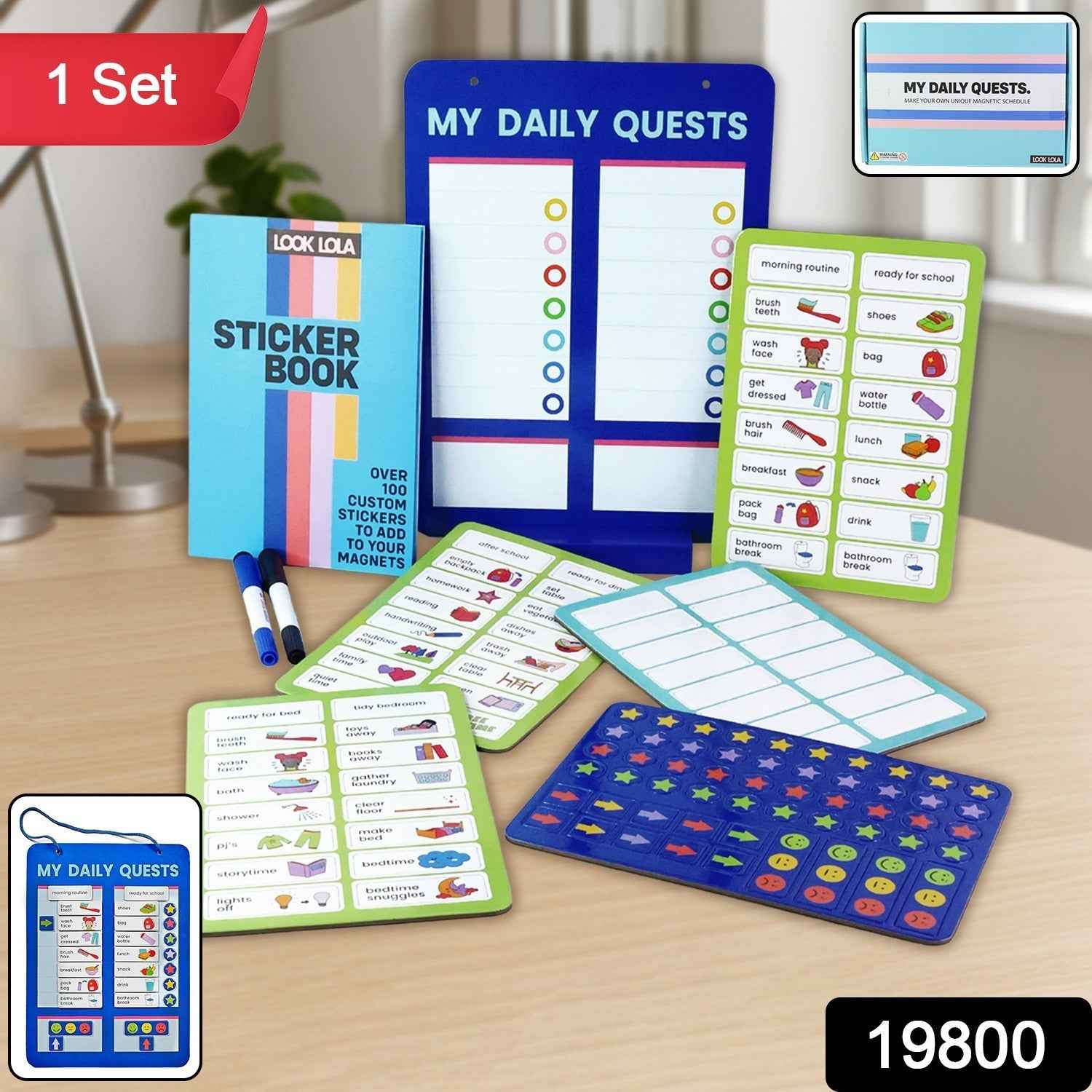 Magnetic Routine Board Ð Engaging Habit Tracker for Kids