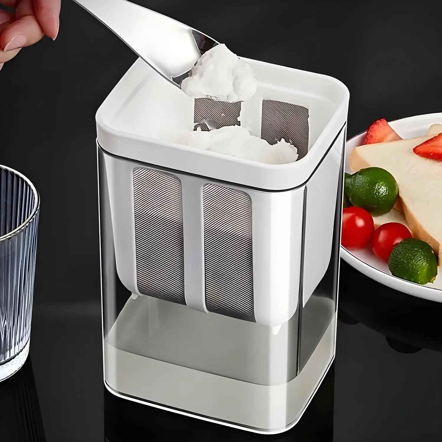 Yogurt Maker – 2-in-1 Greek Yogurt & Curd Strainer for Fresh Dairy