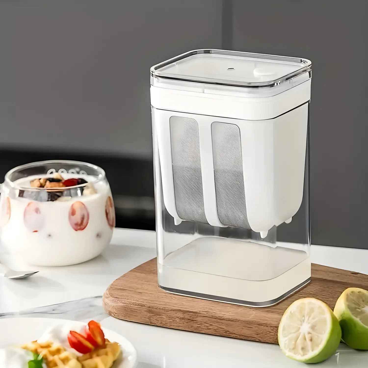 Yogurt Maker – 2-in-1 Greek Yogurt & Curd Strainer for Fresh Dairy