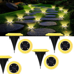 Solar Ground Lights Ð Waterproof LED Pathway Illumination