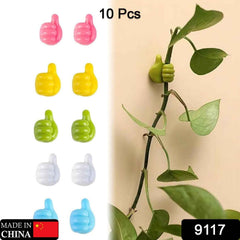 Cable Clips – Multi-Color Cord Organizer (10 Pc Set) | WipeTech