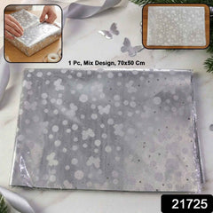 Butterfly Gift Wrapping Paper – Elegant 70×50 CM Sheet