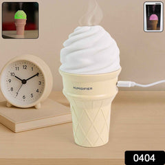 Ice Cream Cone Humidifier and air freshener as a charming gift idea in cream color
