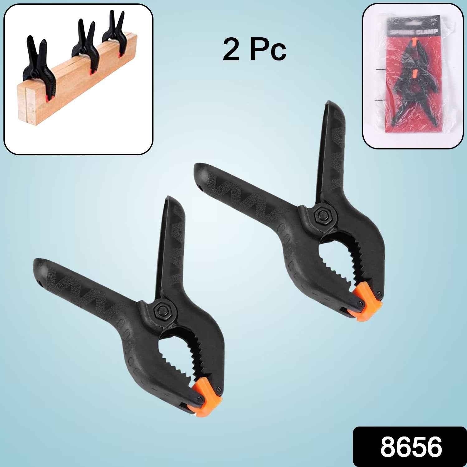 Spring Clamps for Screen Repair – 3-inch Heavy Duty (2 Pc) | Wagtail