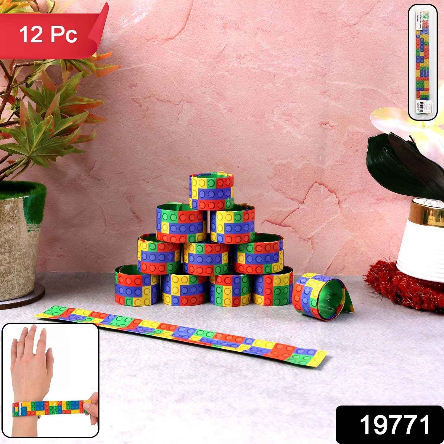 Snap Slap Bracelet Set – Vibrant 12-Piece Kids Toy Collection