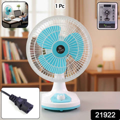 12V DC Table Fan – Adjustable Speed & High Airflow for Desk