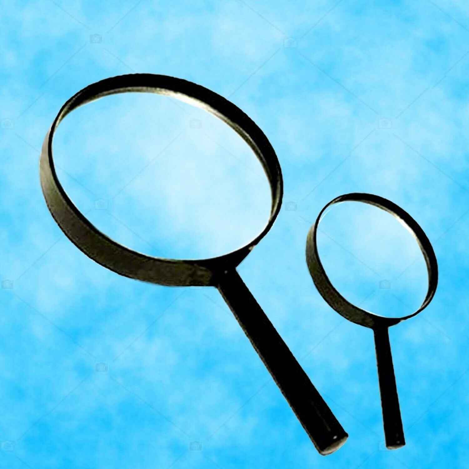 Magnifying Glass for Reading – Dual-Sided Magnifier 75mm & 50mm | Worko