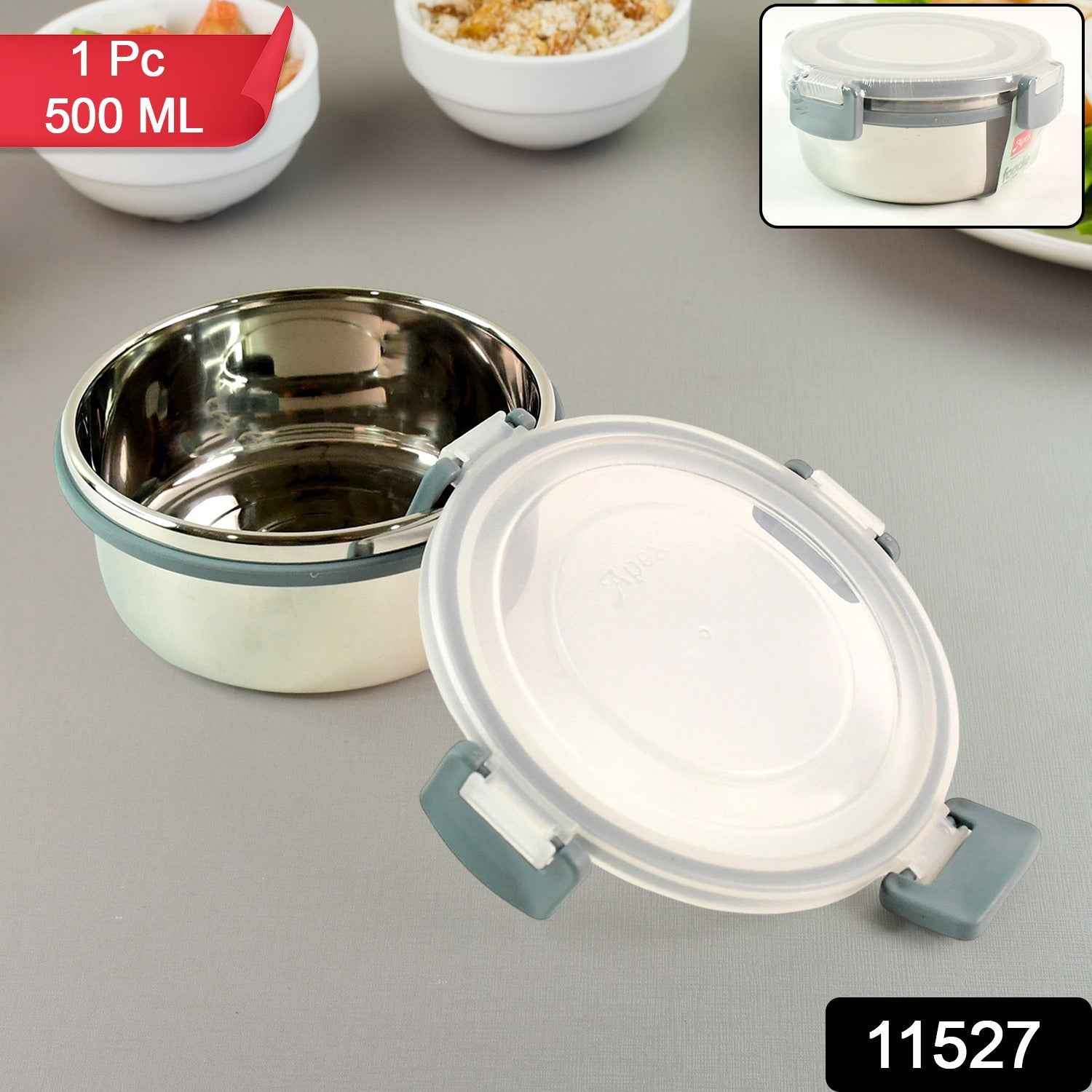 Airtight Food Storage Container 500 ml – Leakproof & Durable