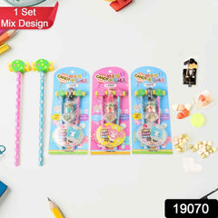 Candy Themed Pencil Set – Fun Kids Stationery Combo with Accessories