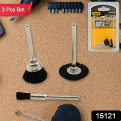 Brass Wire Wheels – 3 Pc Rust Removal Tool Set | ToolMate Pro