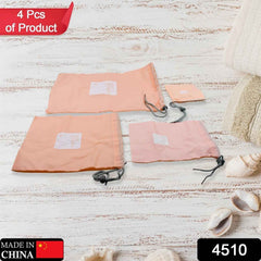 Travel Storage Bags – Waterproof Nylon Organizer Set (4 Pc) | JourneyMate