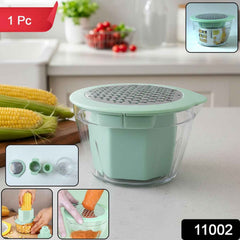 Manual Vegetable Grater – Multipurpose Shredder with Storage Bowl