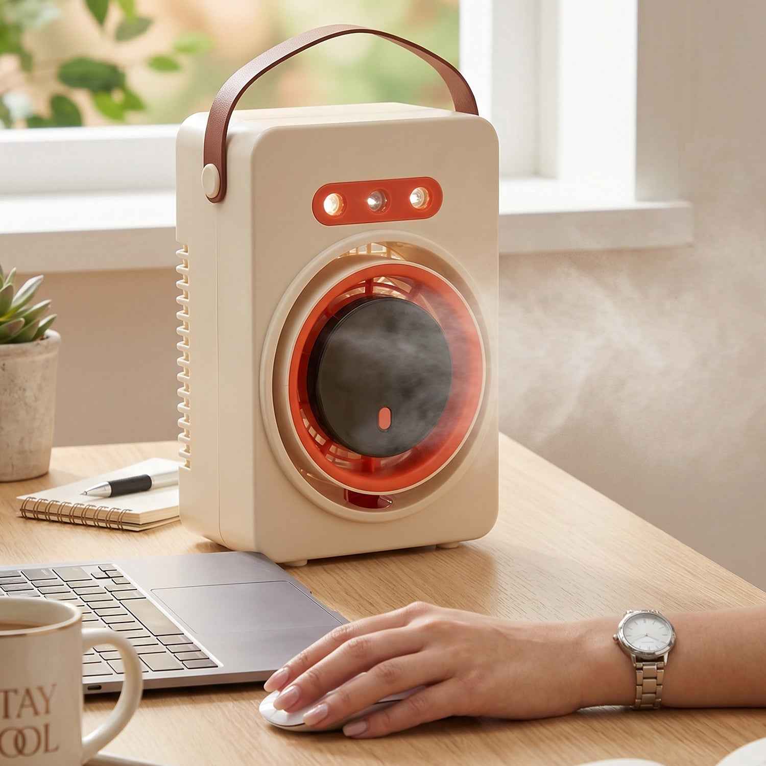 Portable Humidifying Air Cooling Fan Ð Compact & Multi-Functional