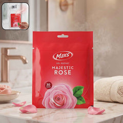 Maxs Majestic Rose Gel Air Freshener Ð Long Lasting Fragrance