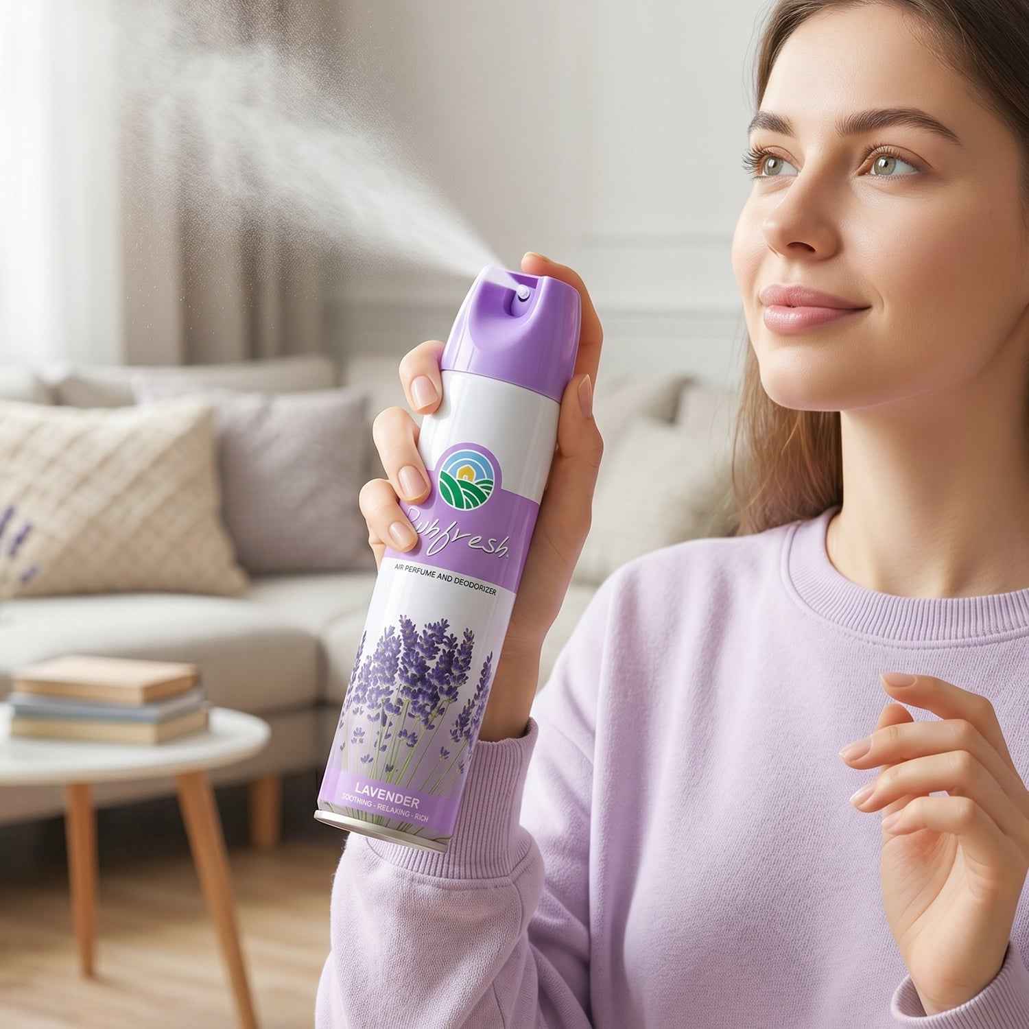 Lavender Air Freshener Spray Ð Long-lasting calming fragrance