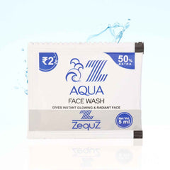 Aqua Face Wash Sachet – Instant Fresh Glow & Oil Control