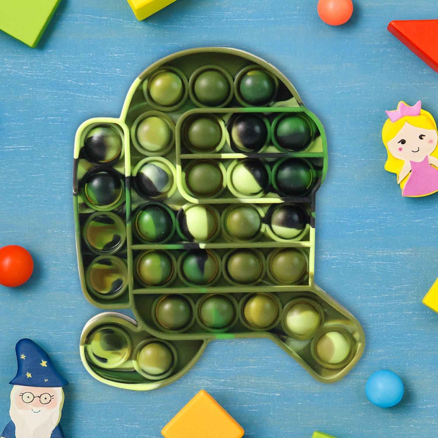 Silicone Pop It Fidget Toy – Durable Stress Relief Play