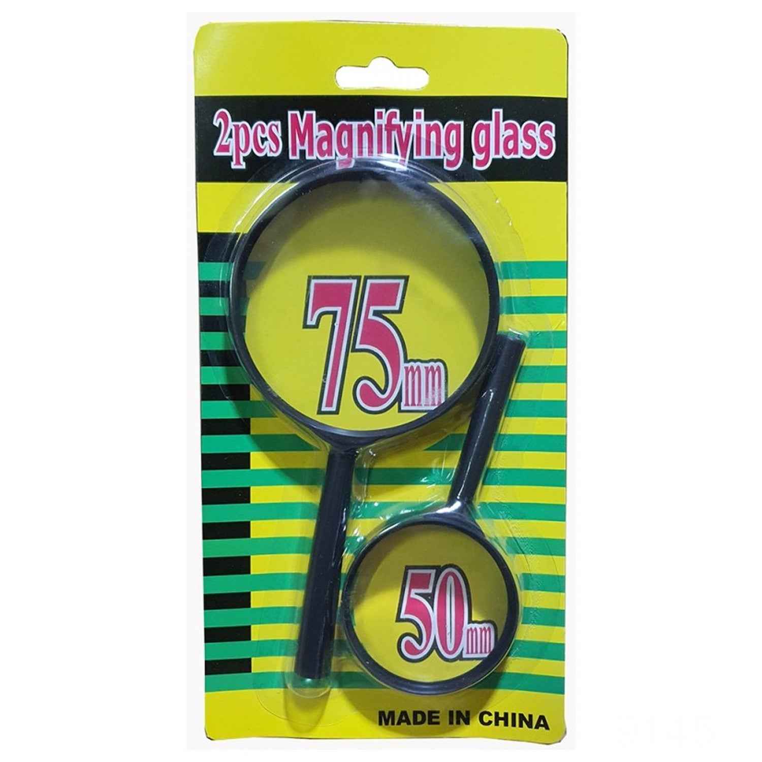 Magnifying Glass for Reading – Dual-Sided Magnifier 75mm & 50mm | Worko