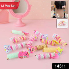 Spiral Hair Braiding Clips for Kids – Colorful Cartoon Designs