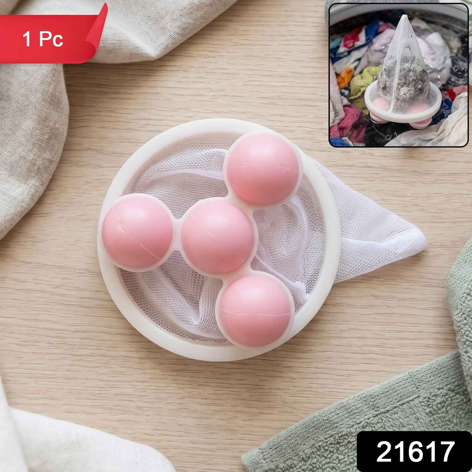 Washing Machine Floating Hair Lint Catcher – Reusable Mesh Filter Balls for Clean Laundry