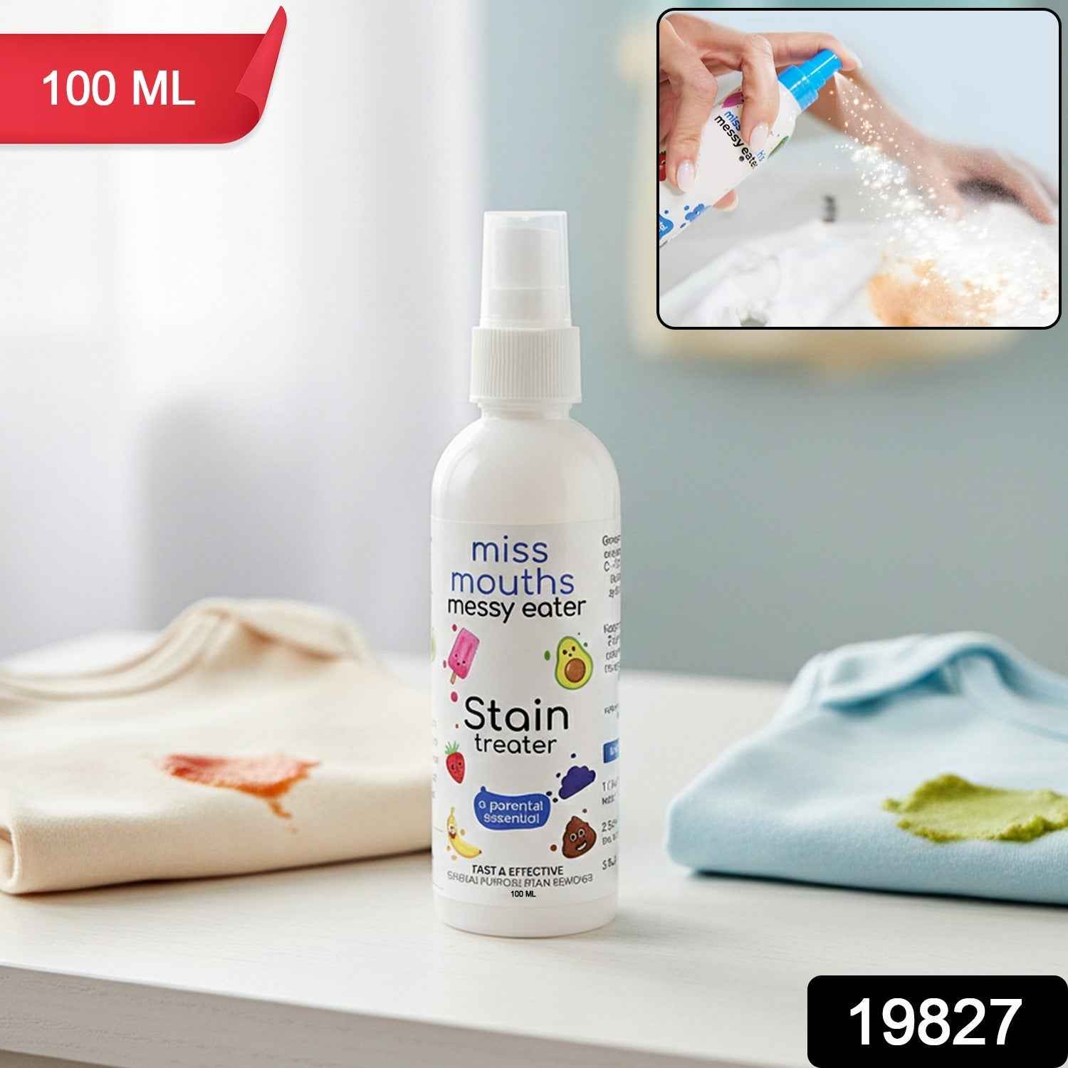 Instant Stain Remover Spray – Fast & Gentle Fabric Cleaner 100ml